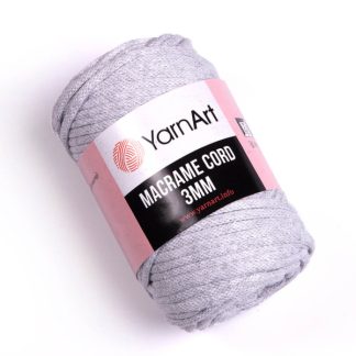 Макраме корд 3мм 756 св.сірий
