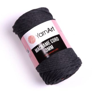 Макраме корд 3мм 758 графіт