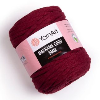 Макраме корд 5 мм 781 бордо