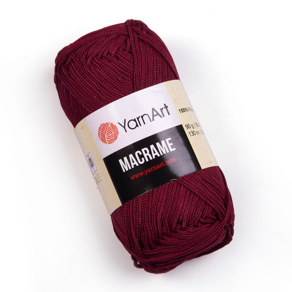 Макраме Macrame YarnArt 145 бордо