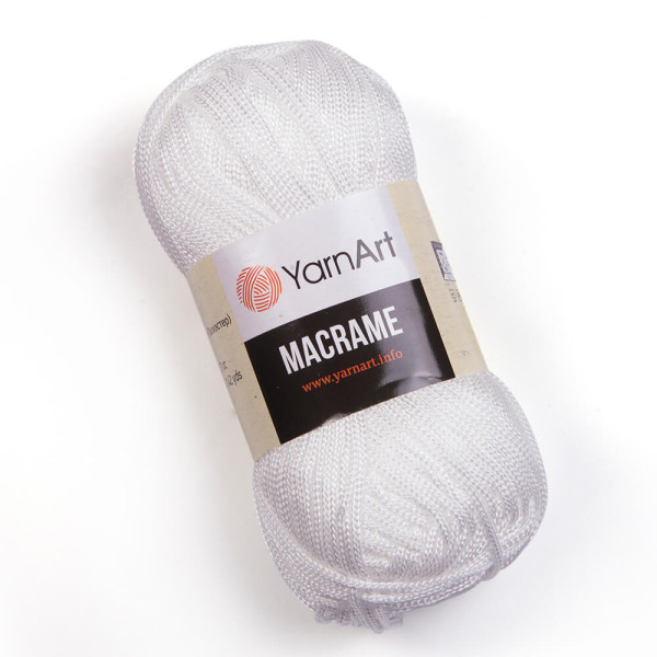 Макраме Macrame YarnArt 154 білий