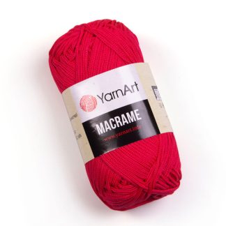 Макраме Macrame YarnArt  163 червоний