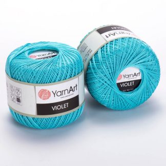Віолет Violet YarnArt 5353 яскравий бірюзовий