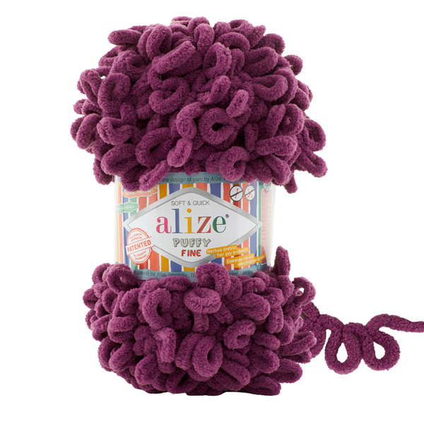 Пуффі Файн Puffy Fine Alize 111 ягідний