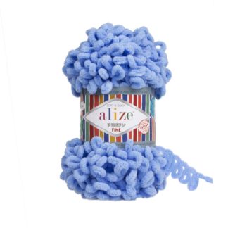 Пуффі Файн  Puffy Fine Alize  112 блакитний