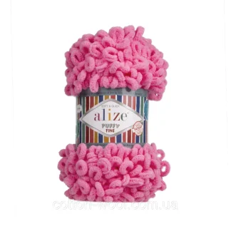 Пуффі Файн  Puffy Fine Alize  121 рожевий
