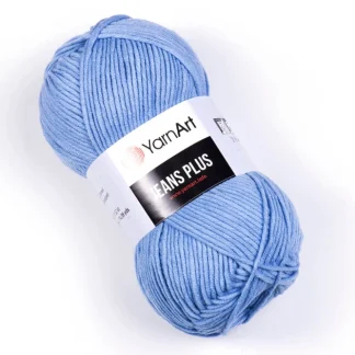 Джинс плюс   Jeans PLUS YARNART 15 блакитний