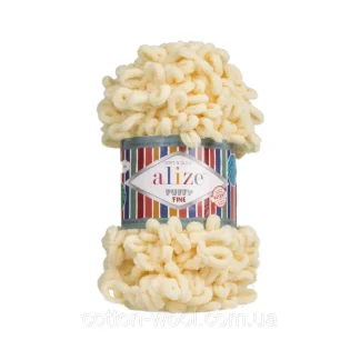 Пуффі Файн  Puffy Fine Alize  160 бл.жовтий