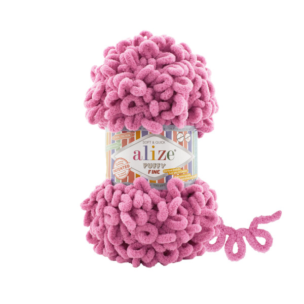 Пуффі Файн Puffy Fine Alize 178 рожевий