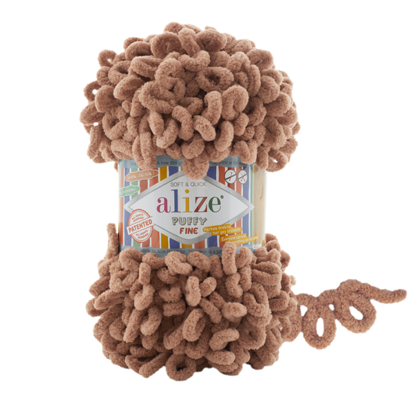 Пуффі Файн Puffy Fine Alize 261 карамель