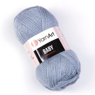 Бебі Baby YarnArt 3072 сіро блакитний