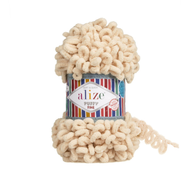 Пуффі Файн Puffy Fine Alize 310 топл.молоко