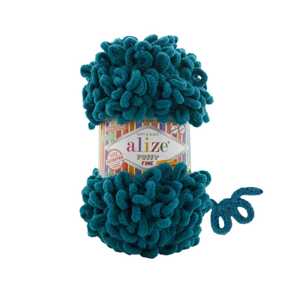 Пуффі Файн Puffy Fine Alize 330 смарагд