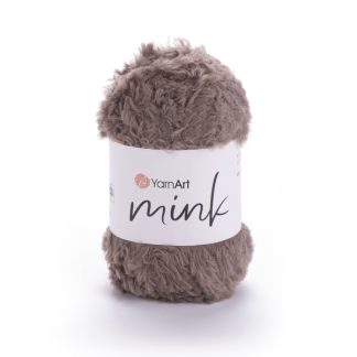Мінк Mink Yarnart 332 св.коричневий
