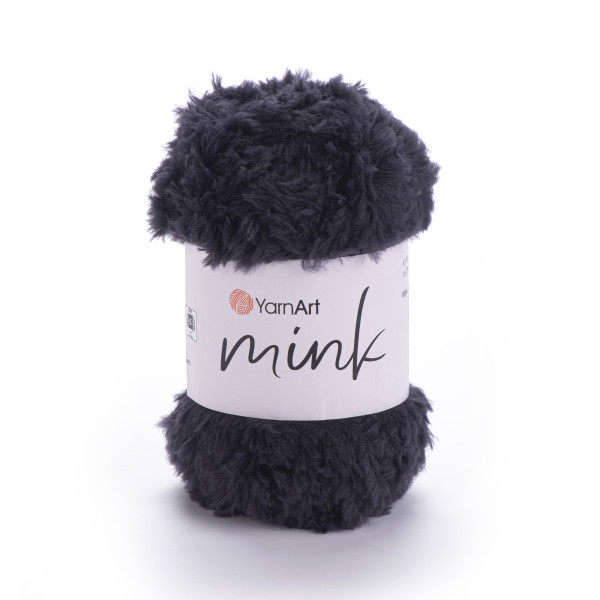Мінк Mink Yarnart 336 чорний