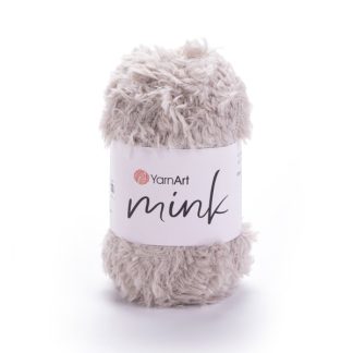 Мінк Mink Yarnart 337 сіро бежевий