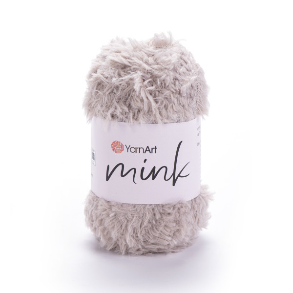 Мінк Mink Yarnart 337 сіро бежевий