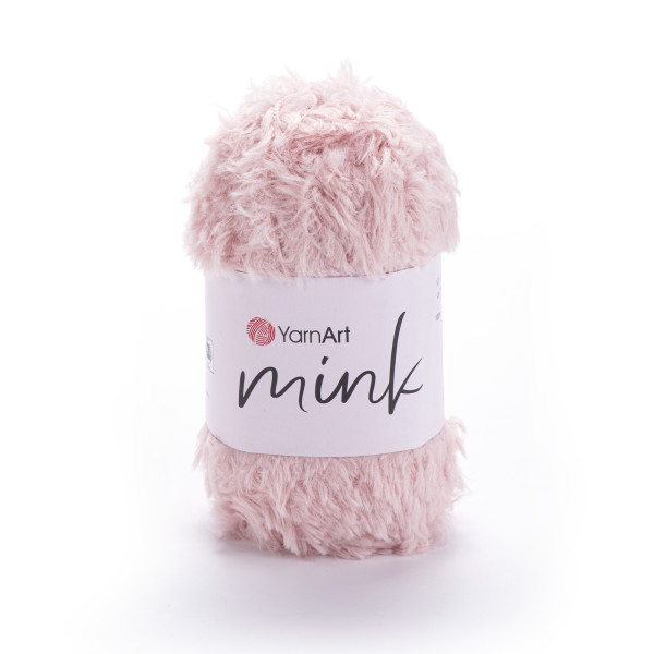 Мінк Mink Yarnart 341 рожевий