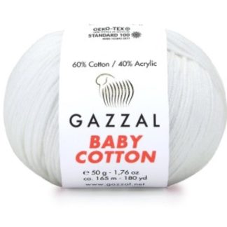 Бебі Котон Beby Cotton Gazzal   3410 білий