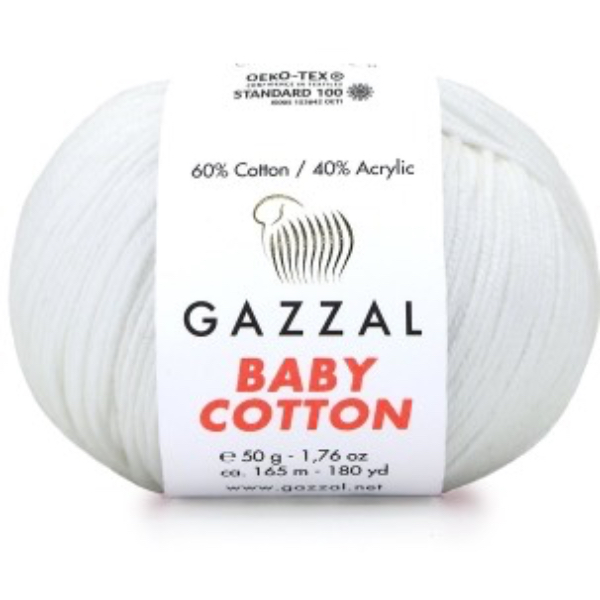 Бебі Котон Beby Cotton Gazzal 3410 білий
