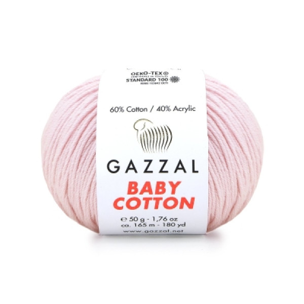 Бебі Котон Beby Cotton Gazzal 3411 ніжно рожевий