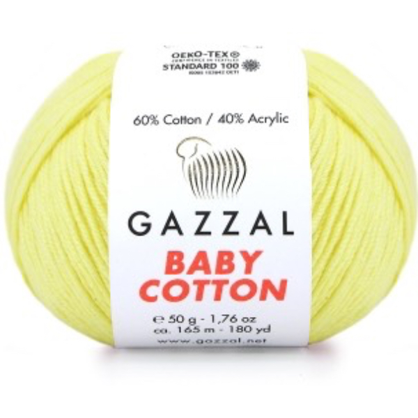 Бебі Котон Beby Cotton Gazzal 3413 жовтий