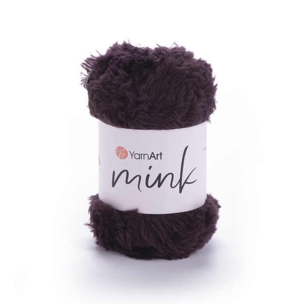 Мінк Mink Yarnart 342 т.шоколад