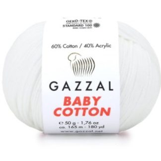Бебі Котон Beby Cotton Gazzal   3432 білий