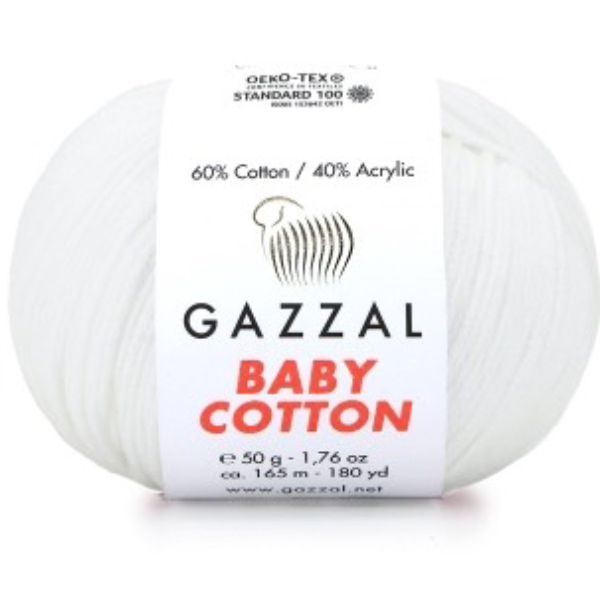 Бебі Котон Beby Cotton Gazzal 3432 білий