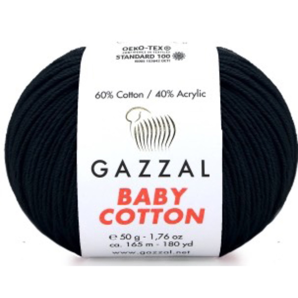 Бебі Котон Beby Cotton Gazzal 3433 чорний