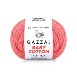 Бебі Котон Beby Cotton Gazzal   3435 рожевий