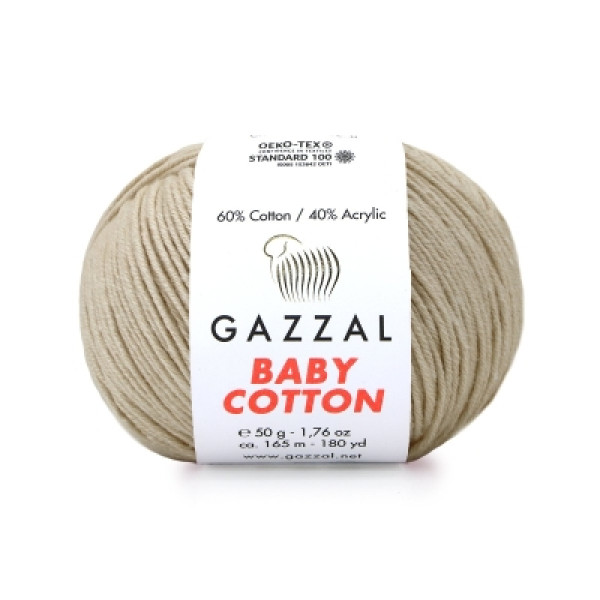 Бебі Котон Beby Cotton Gazzal 3446 світлий пісок