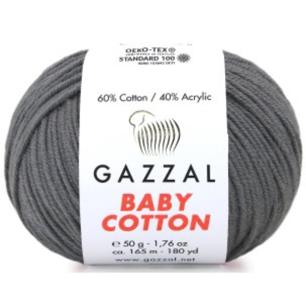 Бебі Котон Beby Cotton Gazzal 3450 сірий