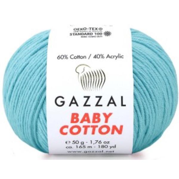 Бебі Котон Beby Cotton Gazzal 3451 блакитний