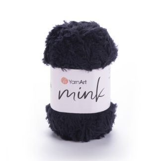 Мінк Mink Yarnart 346 чорний