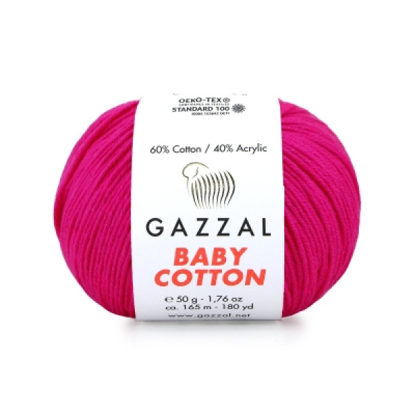 Бебі Котон Beby Cotton Gazzal 3461 малина