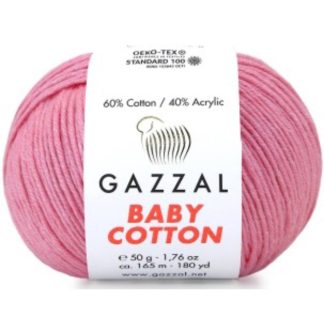 Бебі Котон Beby Cotton Gazzal   3468 рожевий