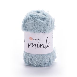 Мінк Mink Yarnart 348 блакитний