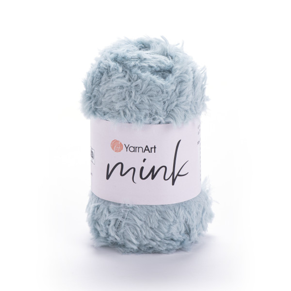 Мінк Mink Yarnart 348 блакитний