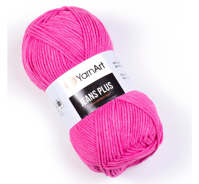 Джинс плюс Jeans PLUS YARNART 42 малина