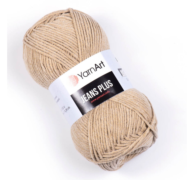 Джинс плюс Jeans PLUS YARNART 48 кава з молоком