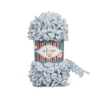 Пуффі Файн  Puffy Fine Alize  500 сіро блакитний