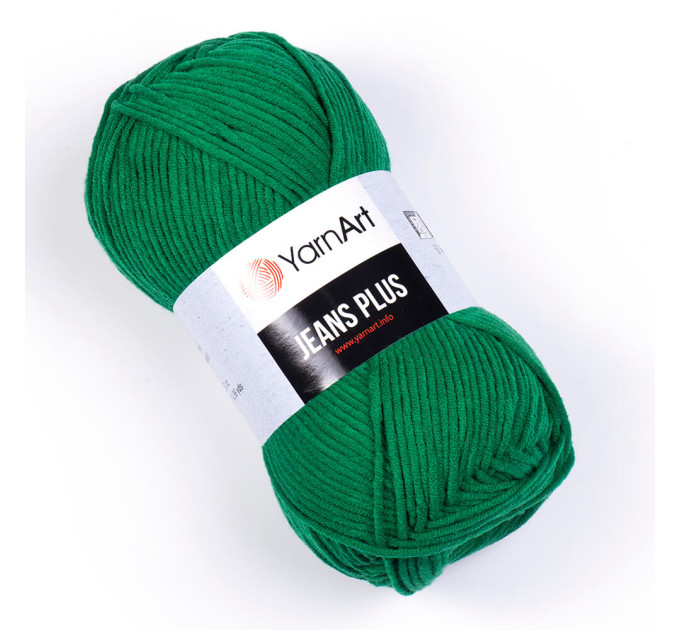 Джинс плюс Jeans PLUS YARNART 52 зелений