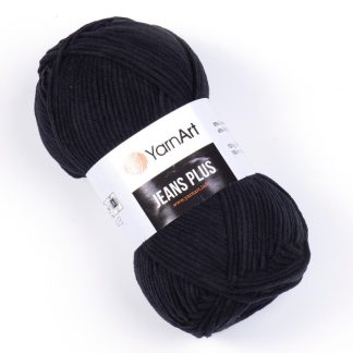 Джинс плюс   Jeans PLUS YARNART  53 чорний
