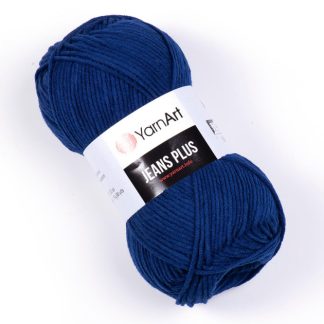 Джинс плюс   Jeans PLUS YARNART 54 т.синій