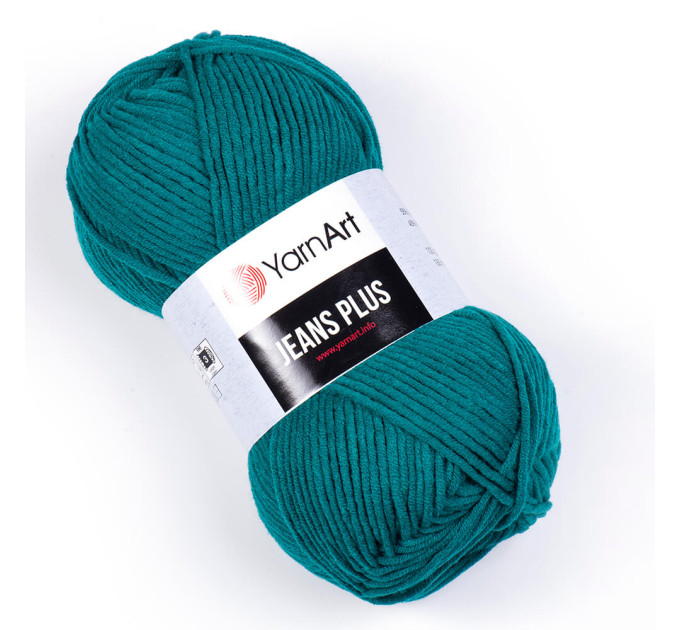 Джинс плюс Jeans PLUS YARNART 63 озеро