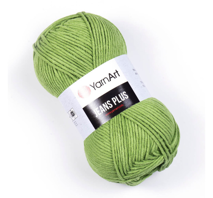 Джинс плюс Jeans PLUS YARNART 69 зелений