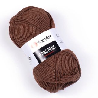 Джинс плюс   Jeans PLUS YARNART  70 каштан