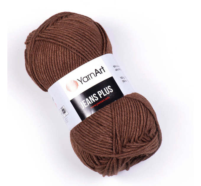 Джинс плюс Jeans PLUS YARNART 70 каштан