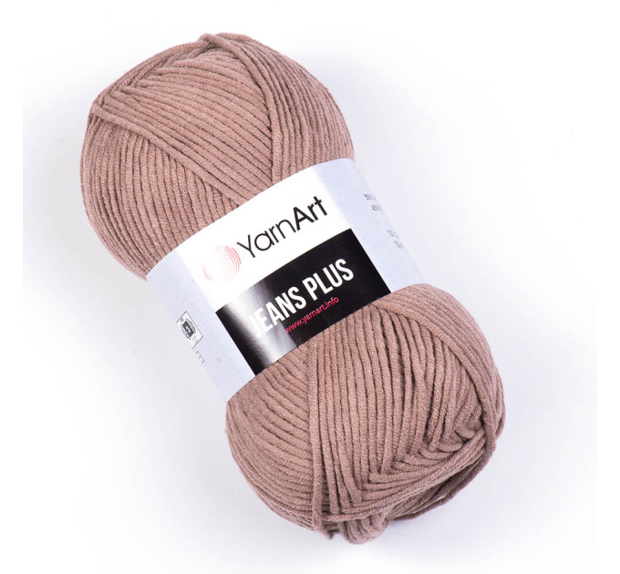 Джинс плюс Jeans PLUS YARNART 71 кава з молоком